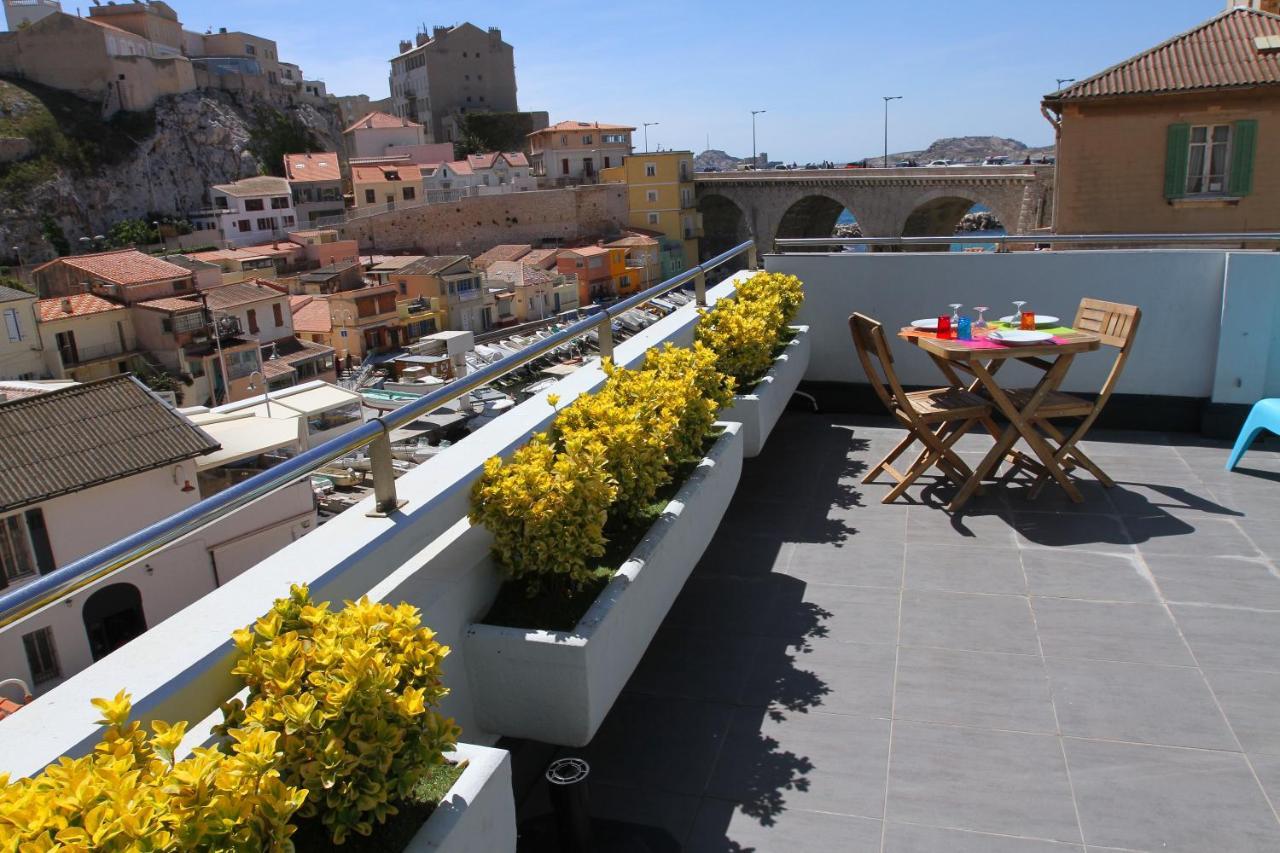 Апартаменты La Terrasse Du Pecheur Марсель Экстерьер фото
